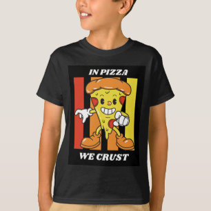 Camiseta Em pizza, cromos