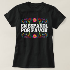 Camiseta Em Português Por Favor, Presente para Professor de