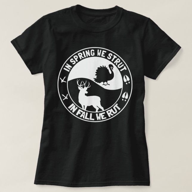 Camiseta Em Primavera, Começamos A Queda, Nós Desprezamos A (Frente do Design)