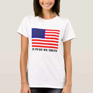 Camiseta Em Pugs Confiamos
