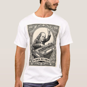 Camiseta Em Rocha Confiamos 100 Rochas Tecladista Franklin