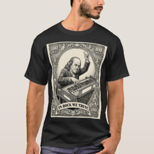 Camiseta Em Rocha Confiamos 100 Rochas Tecladista Franklin