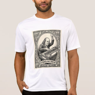 Camiseta Em Rocha Confiamos 100 Rochas Tecladista Franklin