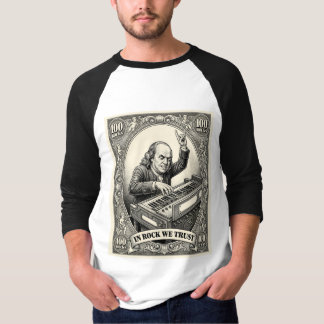 Camiseta Em Rocha Confiamos 100 Rochas Tecladista Franklin