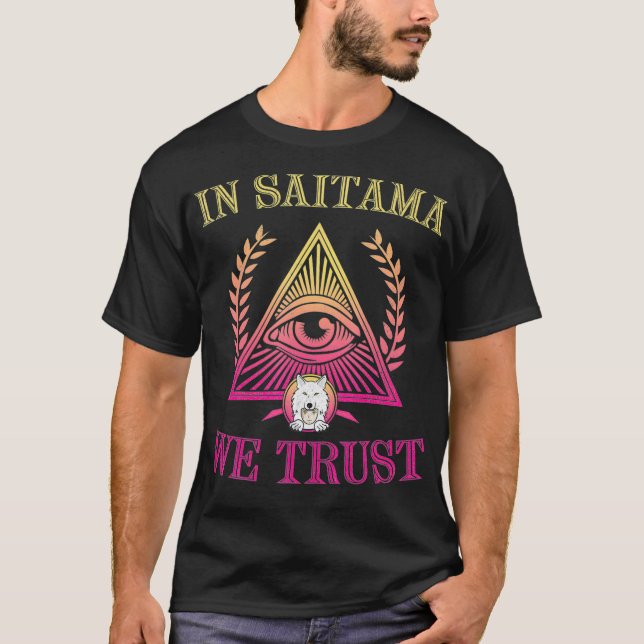 Camiseta Em Saitama, Confiamos No Token De Criptografia De  (Frente)