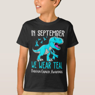 Camiseta Em setembro Vestimos a consciência do Câncer de ov