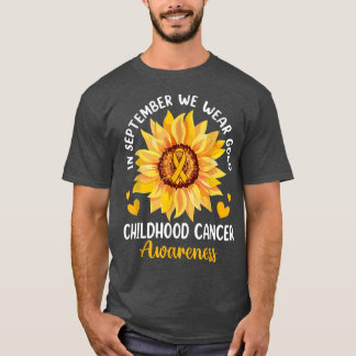 Camiseta Em setembro, Vestimos a Dourada Infância de Girass