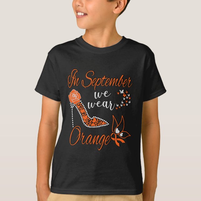 Camiseta Em setembro, Vestimos a Lua de Consciência da Leuc (Frente)