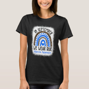 Camiseta Em setembro Vestimos Alopecia Azul Areata Awarenes