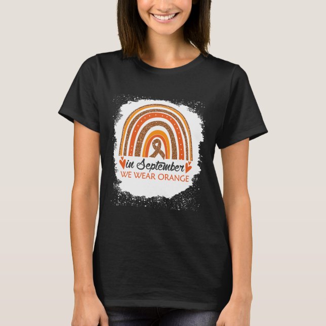 Camiseta Em setembro Vestimos Laranja Leuke Rainbow Leuke (Frente)