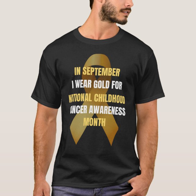 Camiseta Em setembro Visto Dourado (Frente)