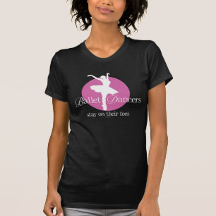 Camiseta Em seus dedos do pé (balé)