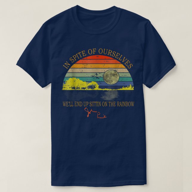 Camiseta Em Site De Nós Vamos Acabar Sentindo O Arco-Íris (Frente do Design)