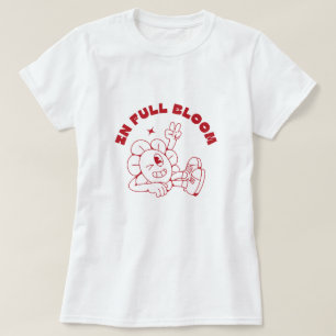 Camiseta Em T-Shirt Gráfico De Sangue De Cheio