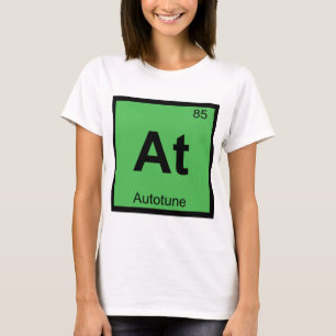 Camiseta Em - Tabela Periódica da Química Musical Autotune