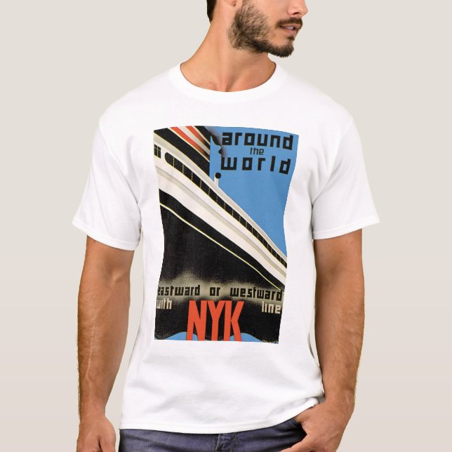 Camiseta Em todo o mundo com NYK (Frente)