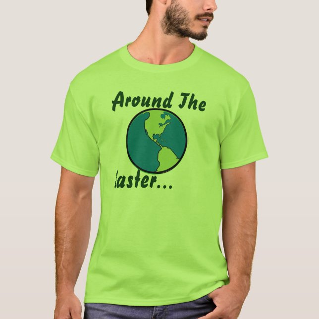 Camiseta Em todo o mundo! - Personalize (Frente)