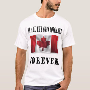 Camiseta Em todo thy comando dos filhos para sempre