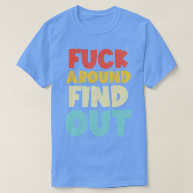 Camiseta Em torno e descubra o retrato (Frente do Design)