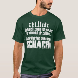 Camiseta Em truheit ich e xadrez