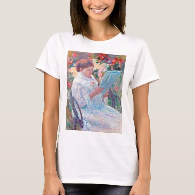 Camiseta Em um balcão, Mary Cassatt (Frente)