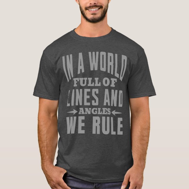 Camiseta Em um Cheio Mundial de Levantadores de Ângulos ou  (Frente)