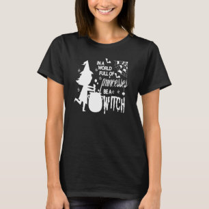 Camiseta Em Um Cheio Mundial De Princesas Seja Um Hal Engra