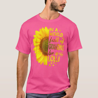Camiseta Em um cheio mundial, Lolli Sunflower