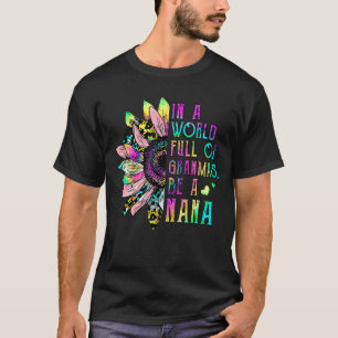 Camiseta Em Um Cheio Mundial, Seja Nana Sunflower Mo