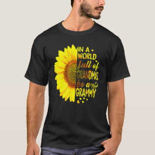 Camiseta Em Um Cheio Mundial, Seja Vovô, Sunflower Te