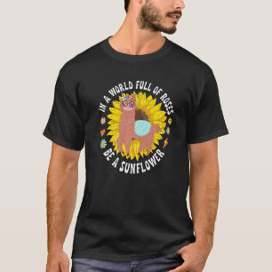 Camiseta Em Um Cheio Mundial, Ser Um Florista De Girassol