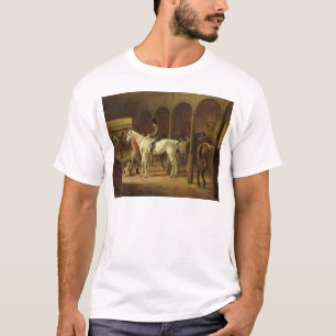 Camiseta Em um estábulo