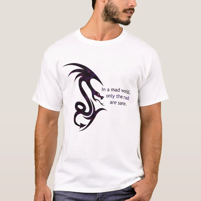 Camiseta Em um mundo louco (Frente)