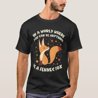 Camiseta Em Um Mundo Onde Você Pode Ser Qualquer Coisa Um F