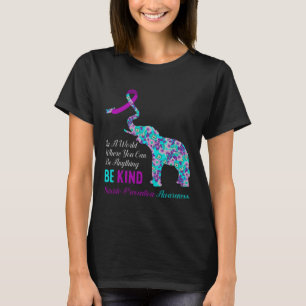 Camiseta Em Um Mundo Seja Amável Apoie A Prevenção Contra S