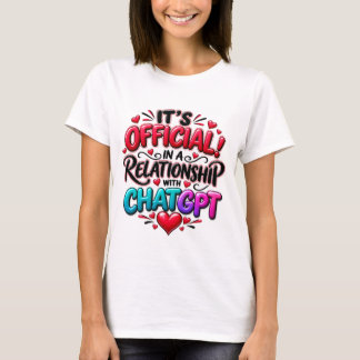 Camiseta Em Um Relacionamento Com IA