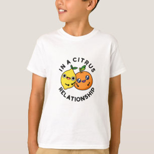 Camiseta Em Um Relacionamento De Citros, Fruta