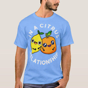 Camiseta Em Um Relacionamento De Citros, Fruta