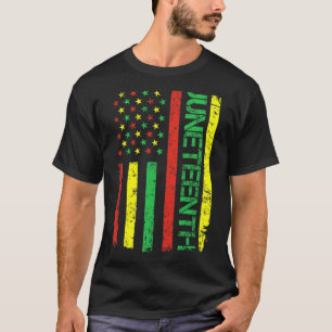 Camiseta Em Um Sinalizador Para O Dia Da História Negra Mon