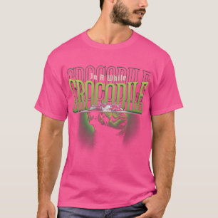Camiseta Em um tempo o Crocodilo Divertido Gráfico para o A
