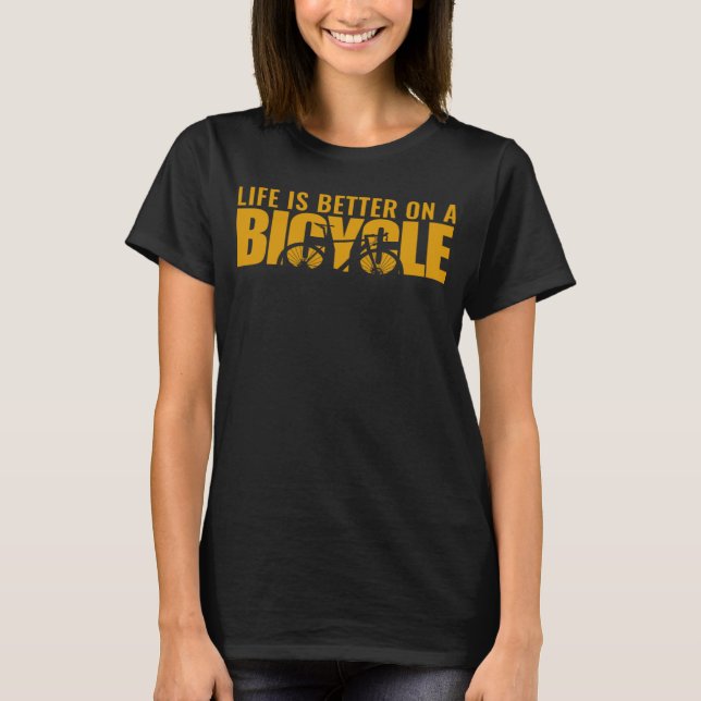 Camiseta Em Uma Bicicleta (Frente)