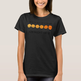 Camiseta Em Uma Escala De 0 A Ms Quanto Dói Múltiplos S