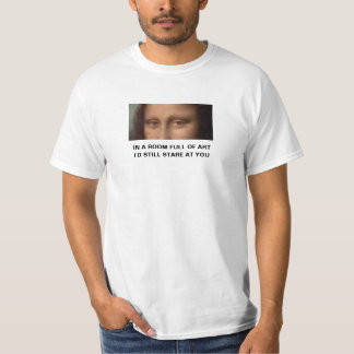 Camiseta Em uma sala cheio de arte eu ainda olhava para voc