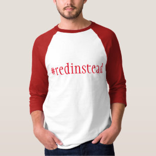 Camiseta Em vez de Vermelho
