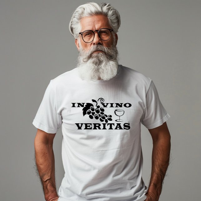 Camiseta Em vino veritas (Criador carregado)