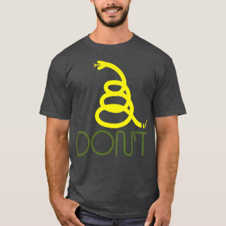 Camiseta Em Vogue Moderno Yellow Minimalist Gadsden Cobra F