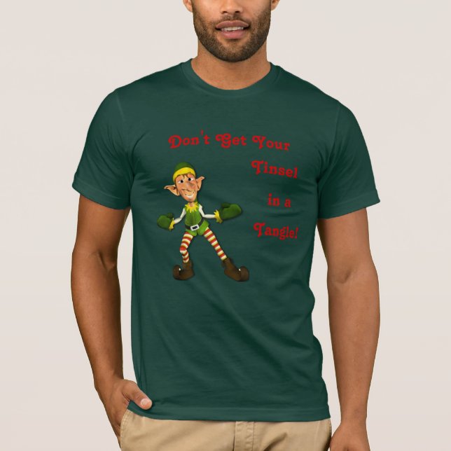 Camiseta Emaranhado do ouropel (Frente)