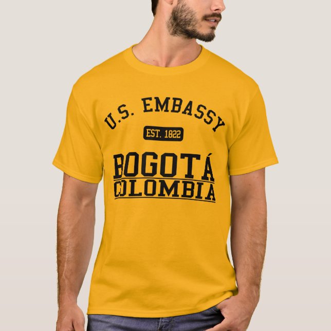 Camiseta Embaixada Bogotá, Colômbia (Frente)