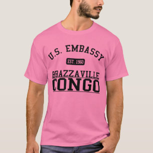 Camiseta Embaixada Brazzaville, Congo