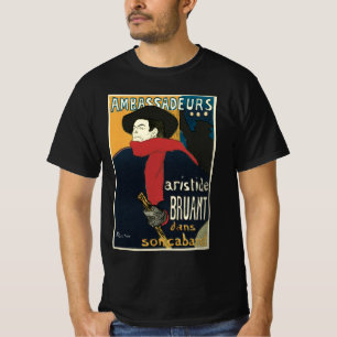 Camiseta Embaixadores, Aristide Bruant por Toulouse Lautrec